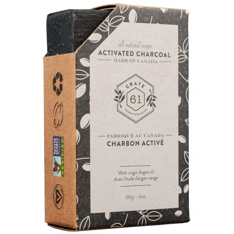 Natural Soap Activated Charcoal- Crate 61