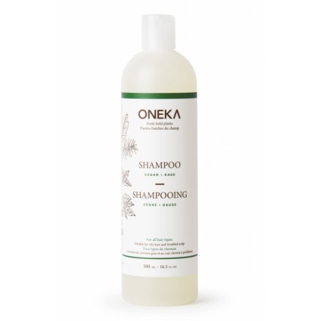 Shampoing Cèdre et Sauge 500mL - Oneka Oneka