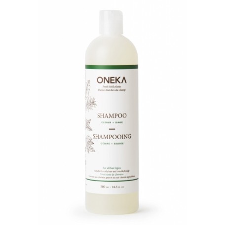 Shampoo Cedar and Sage 500mL - Oneka