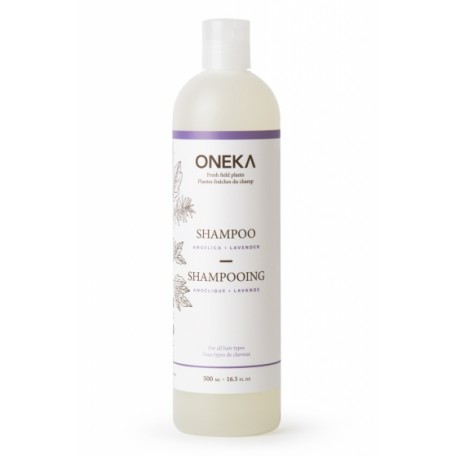 Shampoo Angelica and Lavender 500mL - Oneka