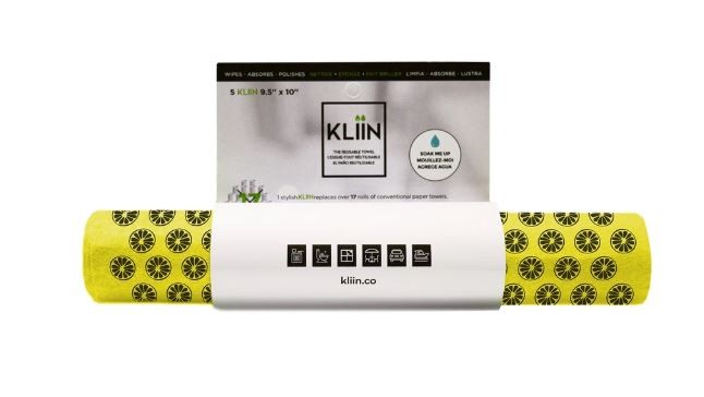 Boîte de rouleaux essuie-tout couleur jaune de KLIIN – Pousse Poussière  Boutique