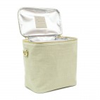 Large Linen Insulated Lunch Bag Sage Green - SoYoung