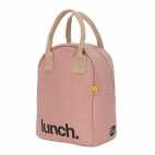 Zipper Lunch Bag Mauve / Pink - Fluf