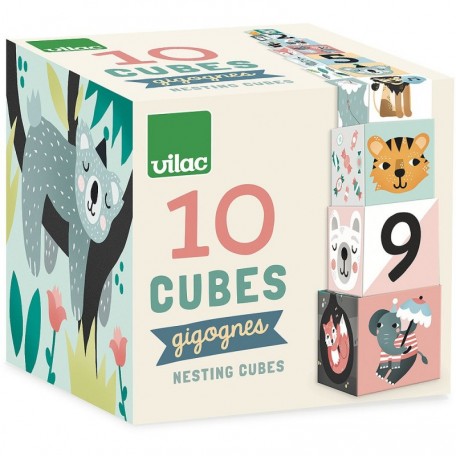 10 nesting cubes - Vilac