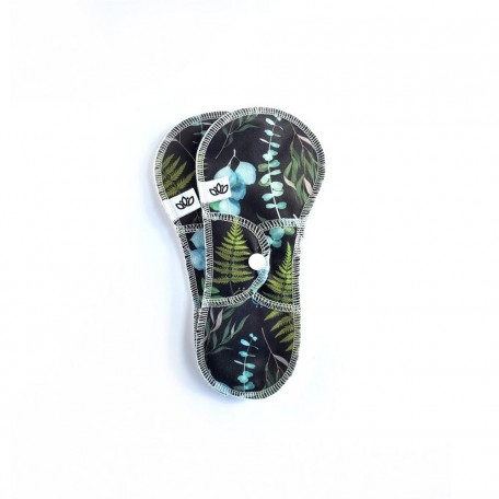 Lötus Bamboo Mini-Maxi Pads - Omaïki - Leaves