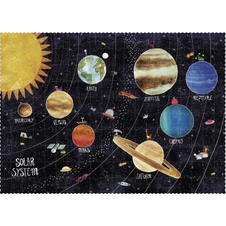 Discover the planets glow in the dark Puzzle 200 pieces - Londji