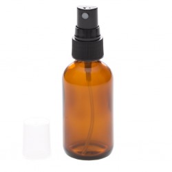 Bouteille avec vaporisateur en verre ambré 50 ml - La Looma La Looma