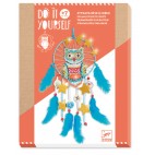 Dreamcatcher Golden owl Do it yourself - Djeco