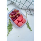 Silicone Food Container 660 ml Clear - Minimal