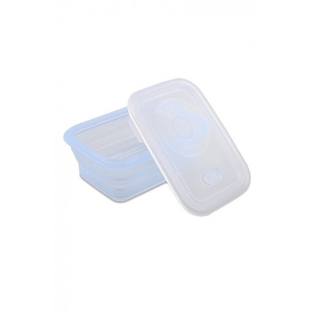 Silicone Food Container 860 ml Clear - Minimal