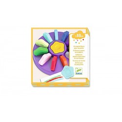 12 crayons fleurs pour les petits - Djeco