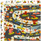 Observation Puzzle 100 pieces Rally - Djeco