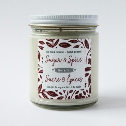 Bougie de soya Sucre et épices - Dot & Lil Dot & Lil
