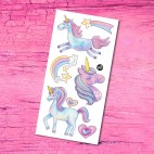 Temporary Tattoos Cute Unicorns - PICO