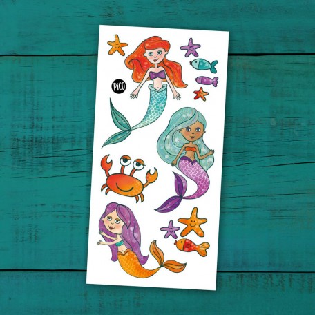 Temporary tattoos Mermaids - PICO