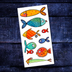 Temporary tattoos Fishes - PICO