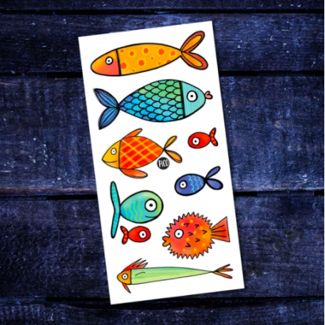 Temporary tattoos Fishes - PICO