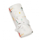 Bamboo Muslin Farm animals - Loulou Lollipop