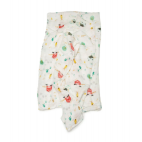 Bamboo Muslin Farm animals - Loulou Lollipop