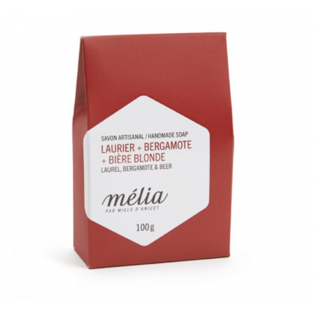 Handmade soap laurel, bergamot and lager - MÉLIA