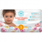 Biodegradable disposable diapers Size 1 - The Honest Company