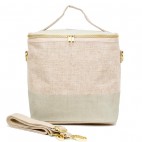 Grand sac isotherme en lin brut Ciment - SoYoung SoYoung