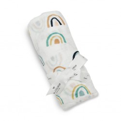 Bamboo Muslin Swaddle Hydrangea - Loulou Lollipop