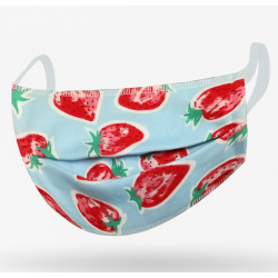 Masque lavable ADO-ADULTE Fraise - KUSHIES Kushies