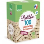 Batibloc 100 planchettes en bois - VILAC Vilac