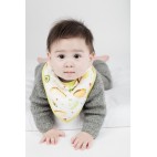 Set of 2 Tacos & Sushis Bamboo Muslin Bandana Bibs - Loulou Lollipop