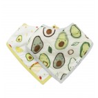 2 bavoirs en mousseline de bambou Avocados - Loulou Lollipop Loulou Lollipop