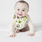 Set of 2 Tacos & Sushis Bamboo Muslin Bandana Bibs - Loulou Lollipop