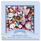 400 perles en bois, Arc-en-ciel - Djeco Djeco