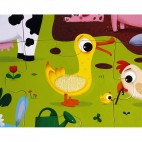 Animal Farm Giant Tactile Puzzle 20 Pieces - Janod