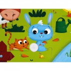 Animal Farm Giant Tactile Puzzle 20 Pieces - Janod