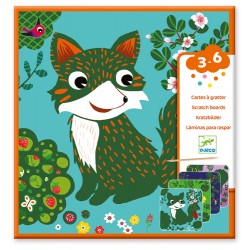 Country Creatures Scratch Cards - Djeco