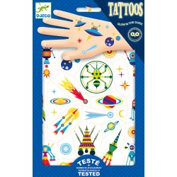 Glow in the Dark Tattoos - Space Oddity