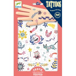 Glow in the Dark Tattoos Sweet Dreams - Djeco