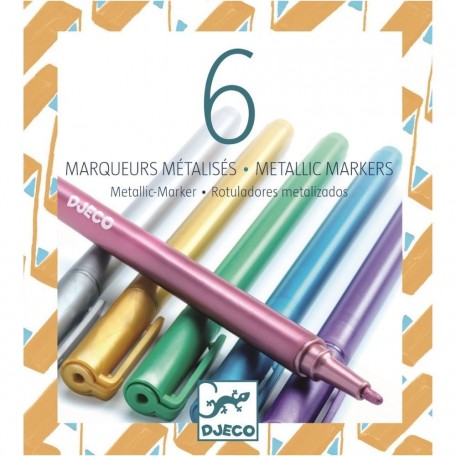 Metallic markers - Djeco