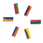 Set of 6 multicolored drawing stones - MOULIN ROTY