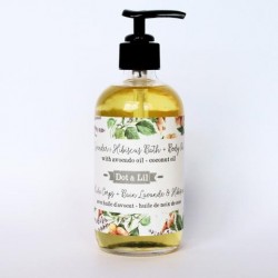 Lavender and hibiscus Body Oil - Dot & Lil
