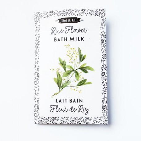 Sachet lait de bain Fleur de riz - DOT & LIL Dot & Lil