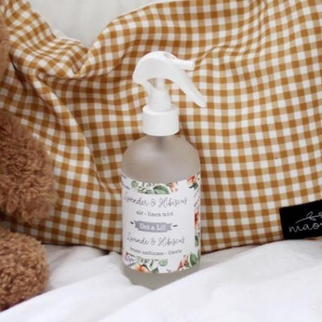 Eau de linge et brume d'ambiance Lavande et hibiscus - DOT & LIL Dot & Lil