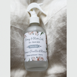 Peony and olive leaf linen water and air mist - DOT & LIL
