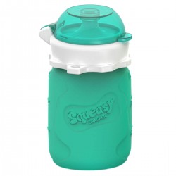 Green - Reusable Food Pouch 6oz - Squeasy