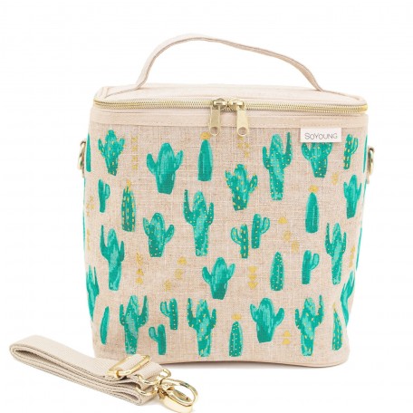 Grand sac isotherme en lin brut Cactus - SoYoung SoYoung