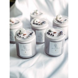 Mint and vanilla candle with soy wax 8Oz - Moon child