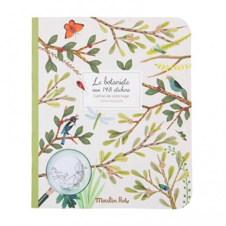 The Botanist coloring book and stickers Le Jardin du Moulin