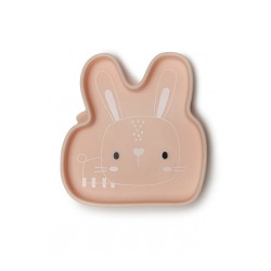 Assiette en silicone - Lapin - Loulou Lollipop Loulou Lollipop