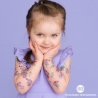 Temporary Tattoo Blue Princess - Pico